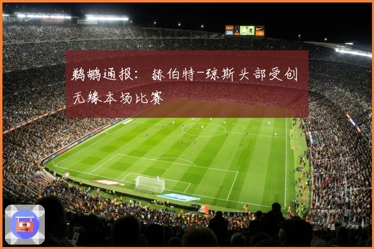 鹈鹕通报：赫伯特-琼斯头部受创 无缘本场比赛